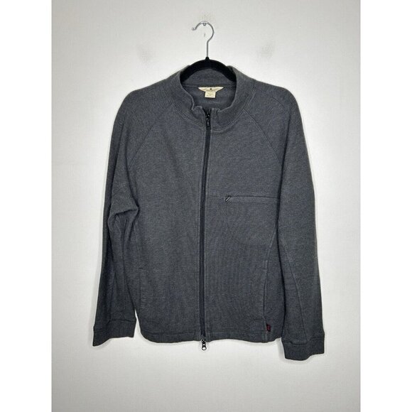 Woolrich Full Zip Long Sleeve Sweater Jacket Gray Women’s Size XL - Picture 1 of 10